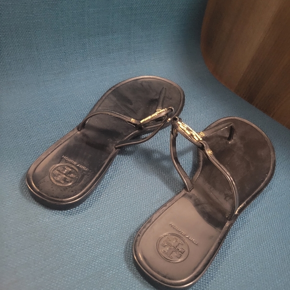 Tory Burch Miller Thong Jelly in Black size 8 - Picture 4 of 4